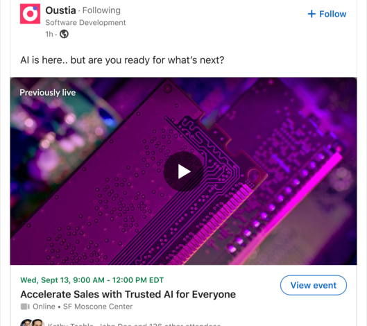 LinkedIn expands Thought Leader Ads to promote event posts LinkedIn expands Thought Leader Ads to promote event posts